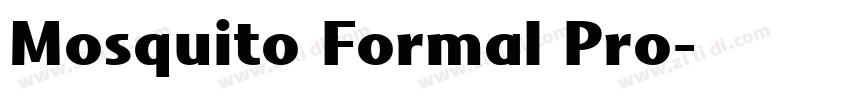 Mosquito Formal Pro字体转换